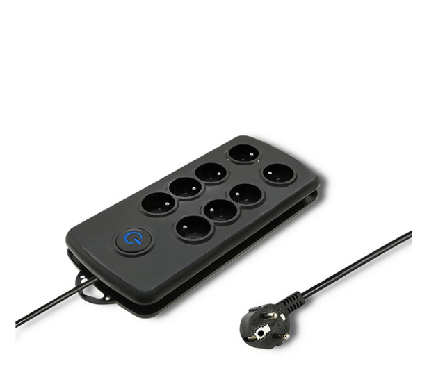 QOLTEC Listwa antyprzepięciowa Quick Switch, 8 gniazd, 2,5m 50161 - 461999 - zdjęcie